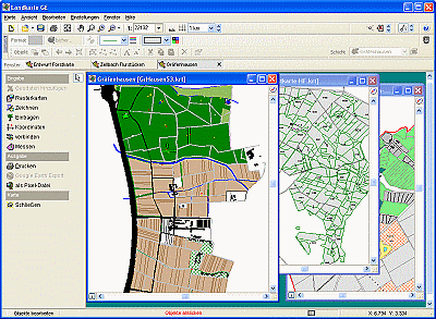 Screenshot vom Programm: Dr. Regener Landkarte Vivo